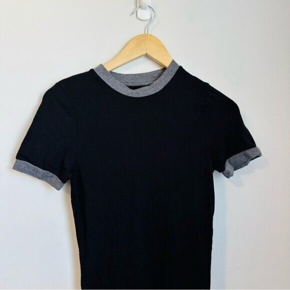 Metalicus Australia Nylon Ringer Black Bodycon Dress Size Medium - Picture 4 of 9